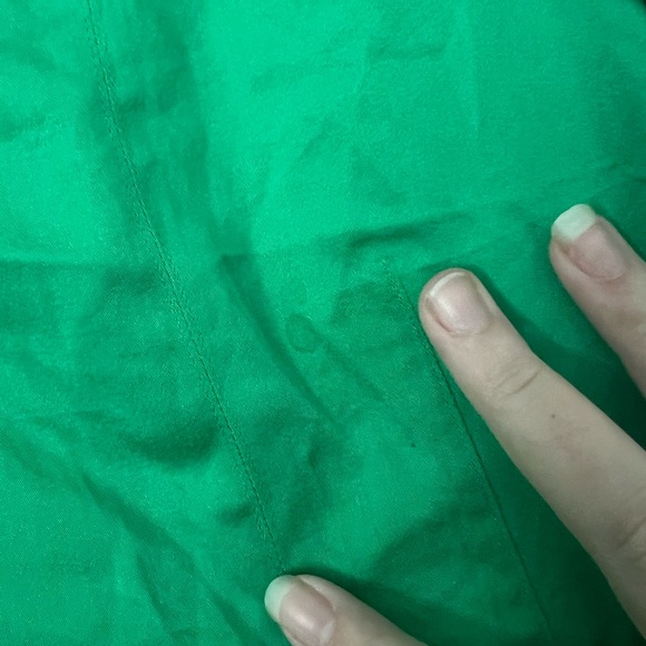 Antonio Melani | green short sleeve button up blouse - M - Picture 6 of 8